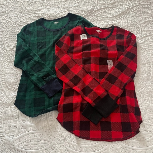 Red buffalo and Green buffalo plaid tops - Picture 2 of 11